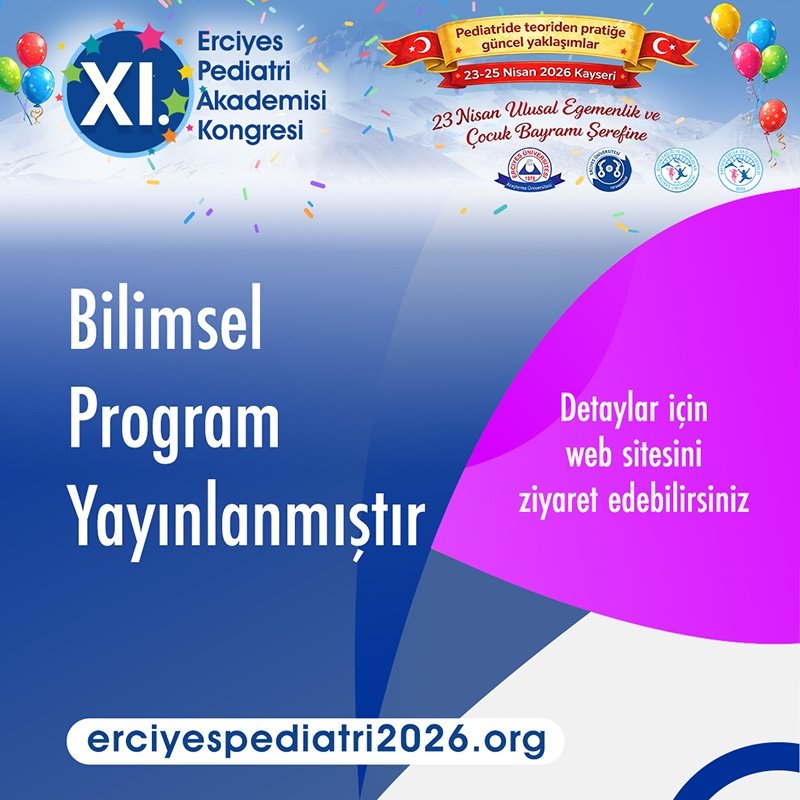 Bilimsel programımız yayınlanmıştır